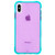 Case-Mate - iPhone XS Max Case - TOUGH - iPhone 6.5 - Turquoise/Purple Neon