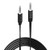 Premier Energizer Auxiliary Audio AUX Cable, 6 ft, Reinforced Tips Black