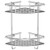 HONEYBULL Shower Shelf [No Drilling] Rustproof, Aluminum, Corner Shower Caddy
