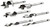 TruePower 09-0279 Wood Boring Stubby Auger Bit Set (6 Piece)