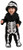 Rubie's Baby Skeleton Romper Costume, Black/White, 6-12 Months