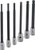 CRAFTSMAN Hex Bit Socket Set, SAE, 3/8-Inch Drive, Long Ball, 6-Piece (CMMT42606)