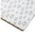 Wendy Bellissimo Nursery Bedding Baby Crib Bedding Fitted Sheet 200 Thread Count - Elephant Grey + White