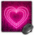 3dRose LLC 8 x 8 x 0.25 Inches Mouse Pad, Shiny Pink Heart (mp_30041_1)