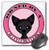 3dRose LLC 8 x 8 x 0.25 Inches Chihuahua Black Coat Pink Pattern Mouse Pad (mp_47661_1)
