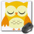 3dRose LLC 8 x 8 x 0.25 Inches Cute Yellow Owl Mouse Pad (mp_58282_1)