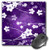 3dRose LLC 8 x 8 x 0.25 Inches Cherry Blossom White on Purple Mouse Pad (mp_128238_1)