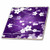 3dRose ct_128238_4 Cherry Blossom White on Purple Ceramic Tile, 12"