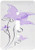 3dRose lsp_158633_1 Pretty Wispy Purple Butterfly Flowers Single Toggle Switch
