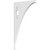 Ekena Millwork BKTP01X07X13TU PVC Bracket, 5/8"W X 7 1/2"D X 13"H, White