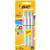 BIC 4 Colours Fun Ballpoint Pens Medium Point (1.0 mm)  Assorted Fashion Body Colours, Pack of 2+1