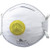 Elvex Delta Plus M1200VC Disposable Respirator with Valve, Capacity, Volume, N/A, One Size, White