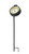 Moonrays 95003 Solar Powered White LED Thermometer Stake