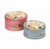 Nostalgia Set of 2 Nested Round Cake Tins | Airtight Cake Containers Carriers Shabby Chic Design Made in UK