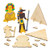 Baker Ross Wooden Ancient Egypt Stand Up Kit (Pack of 6) AW809, for Kids to Decorate and Display