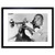 9x7 '' PHOTO MUSIC JAZZ LOUIS ARMSTRONG PLAYING TRUMPET FRAMED ART PRINT F97X825