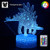 3D Dinosaur Night Light - Led Dinosaur Illusion Lamp Three Pattern and 16 Color Change Decor Lamp with Remote Control for Kids, Dinosaur Gifts for Kids (Dinosaur 5)