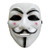Halloween Anonymous Costume Cosplay Guy Fawkes V for Vendetta Mask (White Without Eyes)