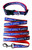Texas Rangers Nylon Collar and Matching Leash for Pets (MLB Official by Pets First) Size Large