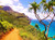 Adult Jigsaw Puzzle Kauai Island Hawaii N?pali Coast State Wilderness Park 500-Pieces