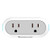 YuaDon Wifi Smart Plug Wireless Mini Dual Outlet Compatible with Alexa Google Home IFTTT Voice Control Smart Socket with Timer Function Can Work Individually or in Groups, No Hub Require (1 Pack)