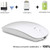Wireless Mouse, Computer Mouse, 2.4G Slim Silent Click Noiseless Optical Mouse, Wireless Mouse for Laptop,MacBook pro,Notebook, Desktop, PC (White)