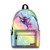 Galaxy Unicorn Rainbow School Backpack Computer Bookbags College Bags Satchel Travel Bag Daypack