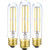 HXMLS T10(T30) Dimmable Led Tubularb Bulb 6W,T300 Long Tube Edison Led Vintage Filament Bulb,60W Incandescent Equivalent,4000K Daylight White,E26 Medium Base Clear Glass Cover (3-Pack).