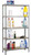 Simonrack 5/400 Maderclick Kit Plus Shelf, Grey/Wood