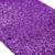 Purple 14''x108''Sparkle Sequin Runner, Sequin Taffeta Sequin Beaded Runner Sequin Table Cloth Sequin Table Linens (Purple)