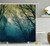 Ambesonne Nature Decor Shower Curtain by, Surreal Morning Fog in Mist Forest Mountain Valley Habitat Themed Himalayan Print, Fabric Bathroom Decor Set with Hooks, 70 Inches, Blue