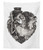 Lunarable Tattoo Tapestry Twin Size, Skull Wedding Day of Dead Couple Bride and Groom Endless Love Vintage Artwork Print, Wall Hanging Bedspread Bed Cover Wall Decor, 68" X 88", Grey Ash