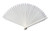 La Señorita Spanish Flamenco Fan Wood Hand Fan Dress Costume White