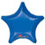 Anagram 22469 Star-Dark Blue Foil Balloon, 19"