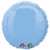 Anagram 23005 Round - Pastel Blue Foil Balloon 18",