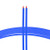 uxcell K Type Thermocouple Wire 2x0.3mm Stranded Wire Blue PTFE Extension Wire 1 Meters