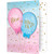 Creative Converting 336688case Gender Reveal Balloons Invitations 4" x 5" Multicolor
