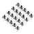 uxcell 20Pcs 2 Pin 6x6x8 Panel PCB Momentary Tactile Tact Push Button Switch DIP