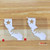 3S MOTORLINE (2 6'' California Bear Decal Sticker Map Outline Republic Cali Car Vinyl White sda3