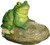 Design Toscano Thurston, the Frog, Garden Rock Sitting Toad Statue