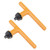uxcell Chuck Key 6mm Pilot 12 Teeth for 1.5-13mm Drill Chuck Yellow 2pcs