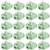 uxcell 20Pcs PCB Mount 3.5mm 5 Pin Socket Headphone Stereo Jack Audio Video Connector Green PJ-3F07-5P
