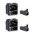 uxcell Panel Mount Plug Adapter 250V 10A C14 3 Pins IEC Inlet Module Plug Power Connector Socket Straight 2pcs