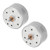 uxcell DC Motor 6V 7000-8000RPM 0.02A Electric Motor Round Shaft for RC Boat Toys Model DIY Hobby 2Pcs
