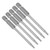 uxcell 5 Pcs 1/4 inches Hex Shank T8 Magnetic Security Torx Screwdriver Bits 75mm Length
