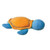 Mary Meyer Organic Cotton Plush Turtle Rattle - Orange Shell