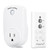 Magicfly Remote Control Electrical Outlet Switch for Household Appliances, White (1 Outlet, 1 Remote)