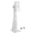 uxcell CCTV Camera Mount - Iron Indoor/Outdoor Security Camera Mounting Brackets 240mm Height White