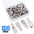Glarks 150-Pieces 5mm Shelf Support Pegs Pins Spoon Shape Cabinet Furniture Shelve Support - Nickel Plated