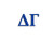 Offically Licensed Delta Gamma 6" x 3" Window Decal - Blue